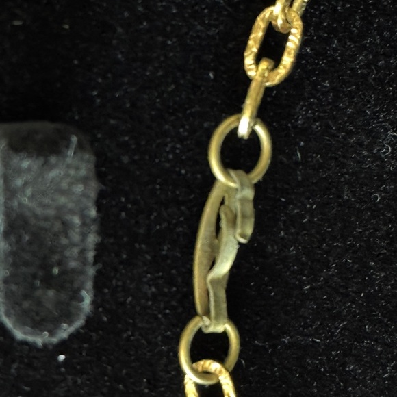 Vintage 1950s Light Blue Floral Necklace 16” length - Picture 5 of 7